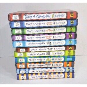 Diary of a Wimpy Kid Book Lot 1 2 3 5 6 7 8 12 14 15 16 Jeff Kinney Mixed Set